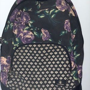 Floral, Two Print, Backpack